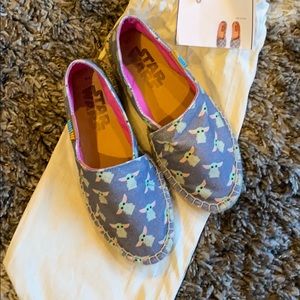 Disney’s Baby Yoda | Handmade Canvas Slip Ons